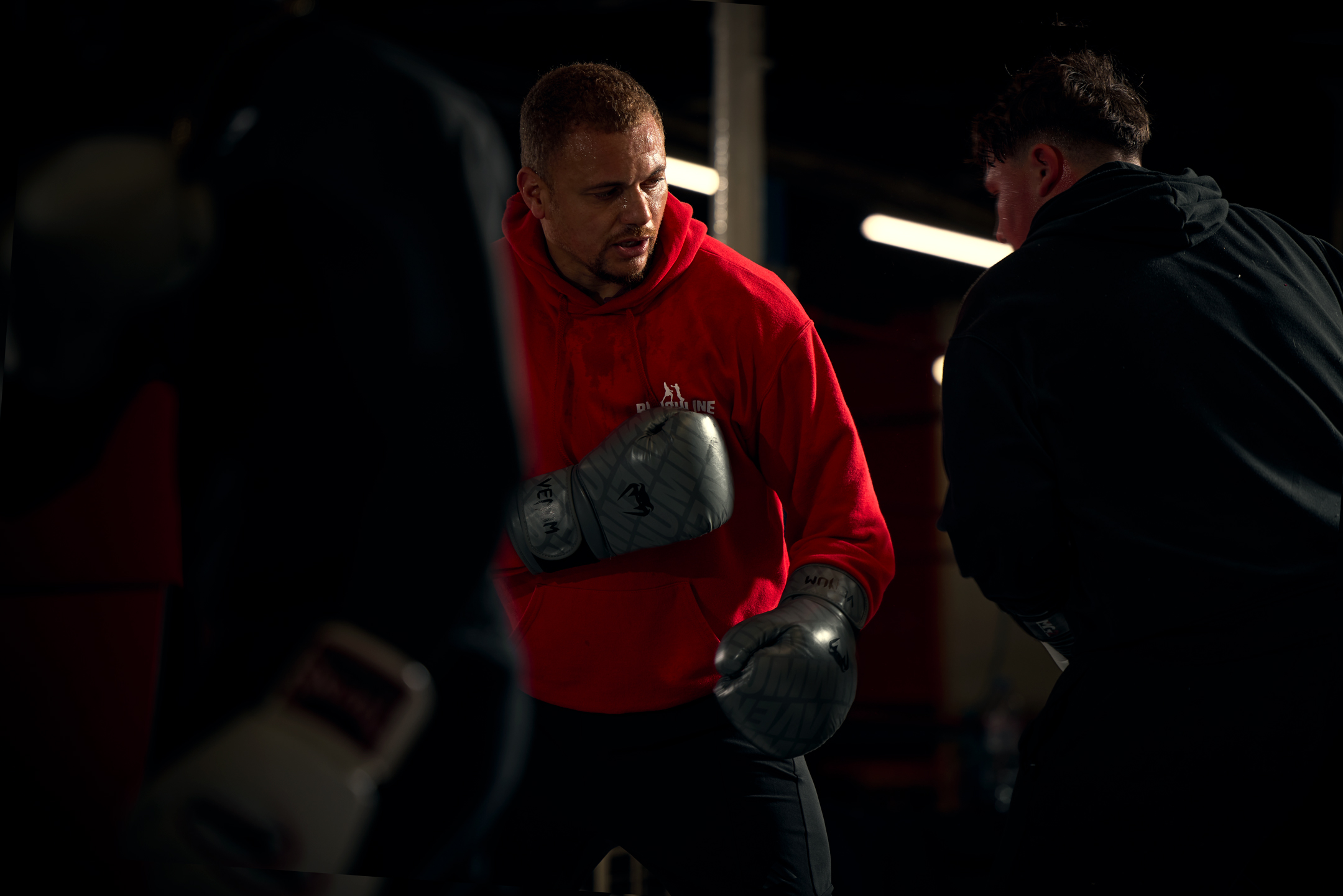 Wes Brown boxing training